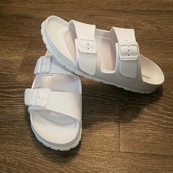 white flip flops target